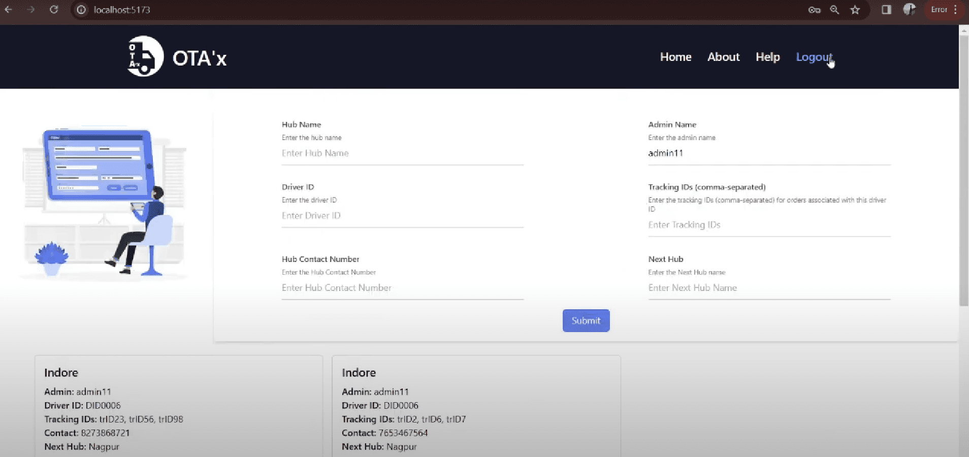MERN Stack Order Tracking Application