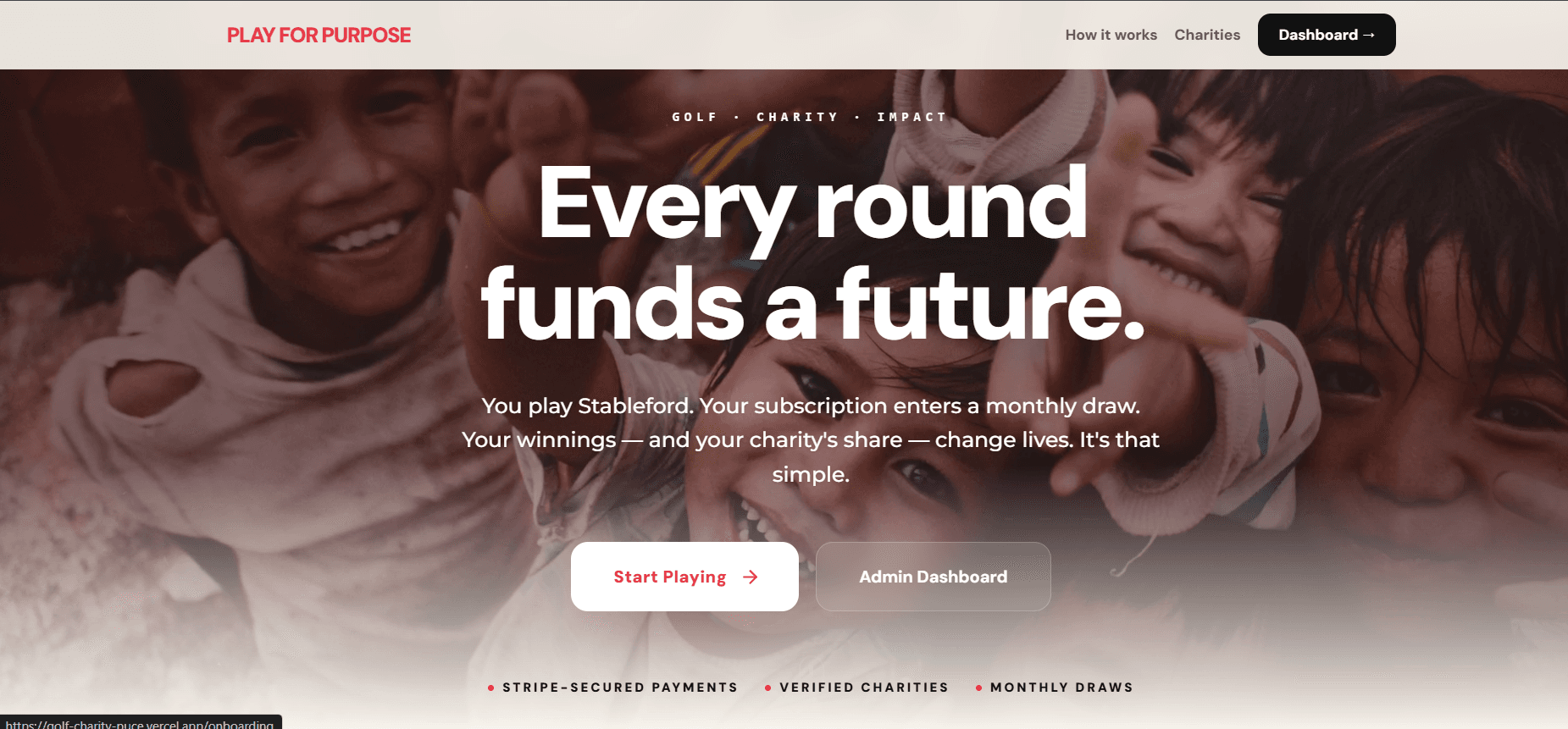 Golf Charity Subscription Platform